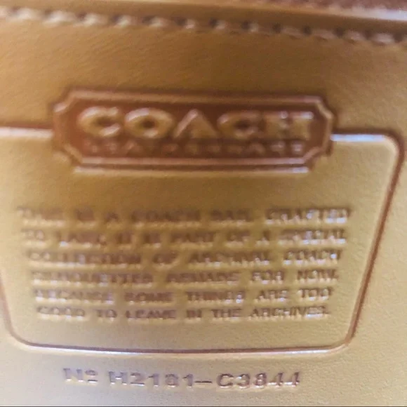 Authentic Brand New Coach Willis Top Handle 18 C3844 Quilting in Chalk Color - Picture 9 of 11